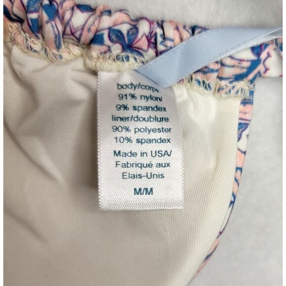 Eberjey Marimar Lennon Halter Bikini Top Floral Multi Medium - Picture 5 of 6